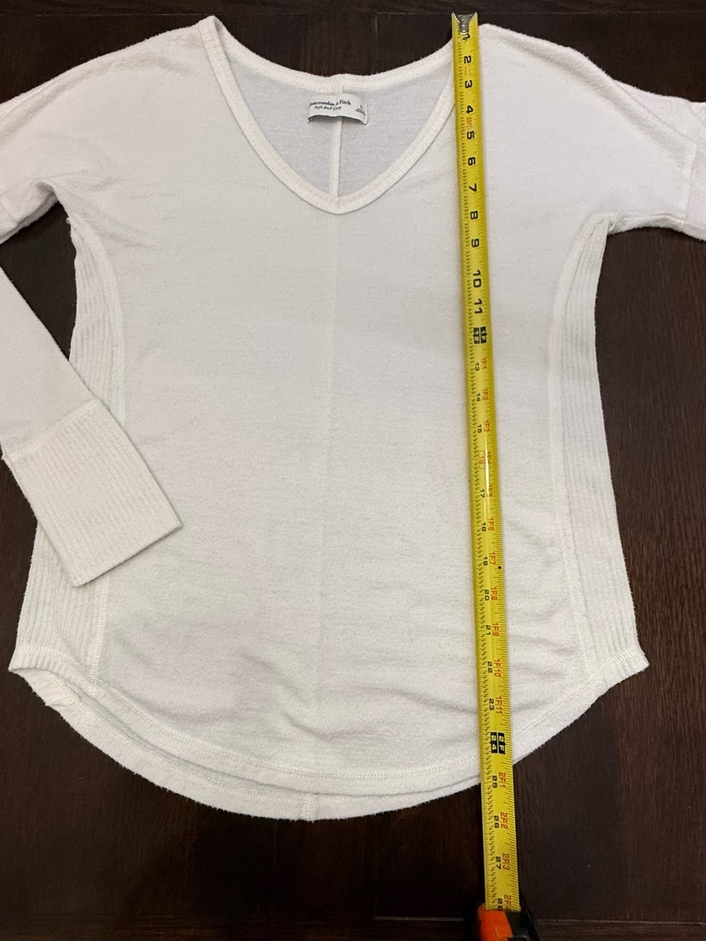 Abercrombie & Fitch Cream Soft A&F Cozy Knit Top size small - Picture 3 of 7